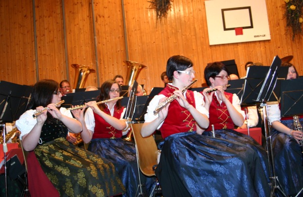 Mit einem ausgezeichneten Konzert begeisterte die Trachtenkapelle Häg-Ehrsberg die Besucher in der Angenbachtalhalle am Wochenende. Foto: Karl-Heinz Rümmele