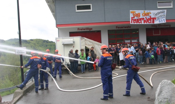 Auch die Jugendfeuerwehr zeigte ihr Können beim Tag der Feuerwehr in Häg-Ehrsberg. Foto: Karl-Heinz Rümmele