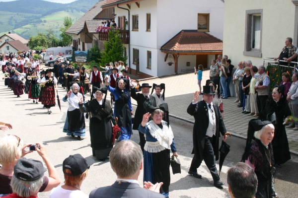 Auch im Jahre 2014 gibt es wieder zahlreiche Feste im Hinterhag wie auch das  Kreistrachtenfest das seit 1980 nun schon zum fünften male in Häg-Ehrsberg abgehalten wird. Foto: Karl-Heinz Rümmele