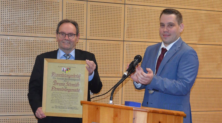 Foto vom Neujahrsempfang 2025 (Bruno Schmidt und Dirk Philipp)