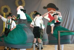 Schöne Tänze zeigten die Gäste aus dem Allgäu. Foto: Karl-Heinz Rümmele